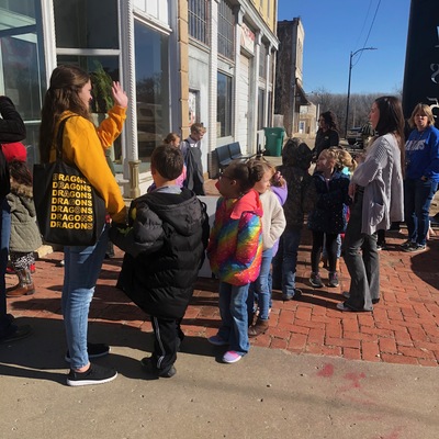 Valley Falls Elementary students visit the museum, 2023