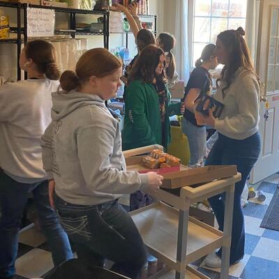 2023 VFHS Filling the shelves