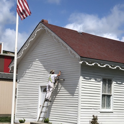 How 2023 donations were used; Fresh paint on the Historic Shrine Church May 2024!