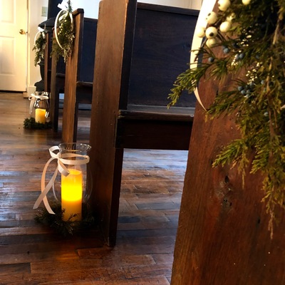 Historic Shrine Church, ready for a December wedding
